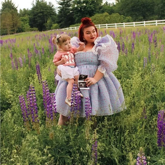 Selkie Chateau Sugarfrill Puff Dress 2X Like New Cottagecore Princess - Picture 1 of 7